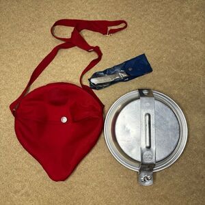 Vintage Official Boy Scouts of America Food Kit Aluminum Camping Cooking